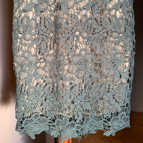 Green Lace Dress - Xenia Boutique - Picture 4 of 4